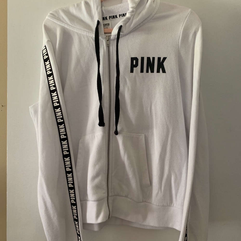 Pink zip hoodie